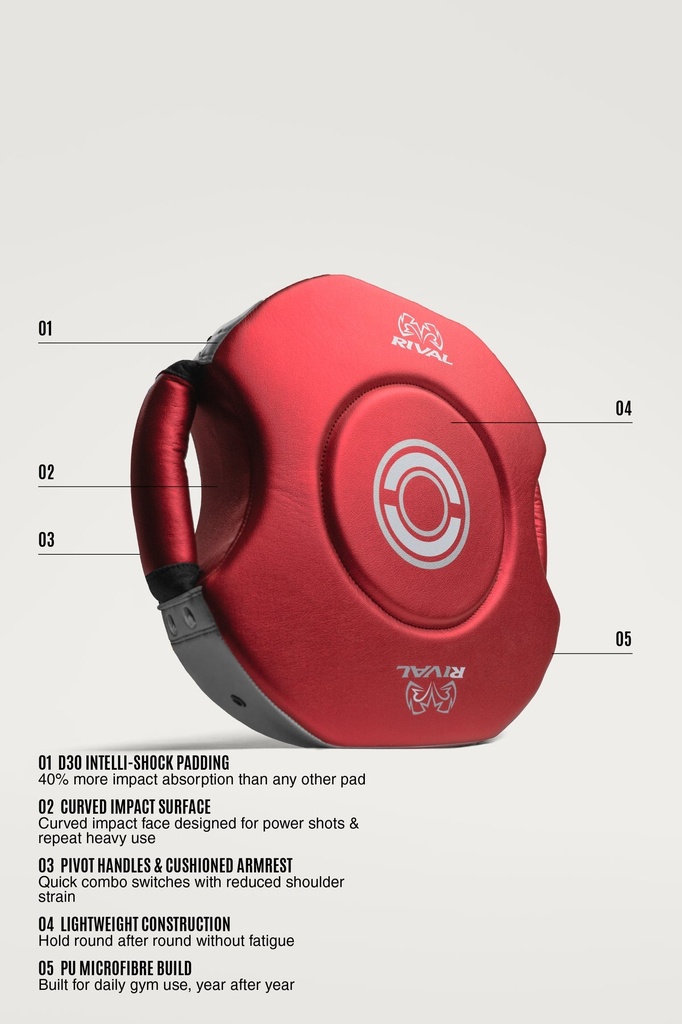 Rival Punch Shield RPS100 Professional, Rot-Silber 2