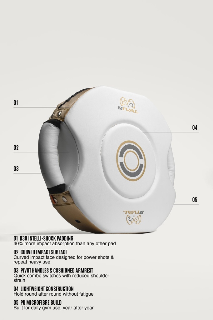 Rival Punch Shield RPS100 Professional, Weiß-Gold 2