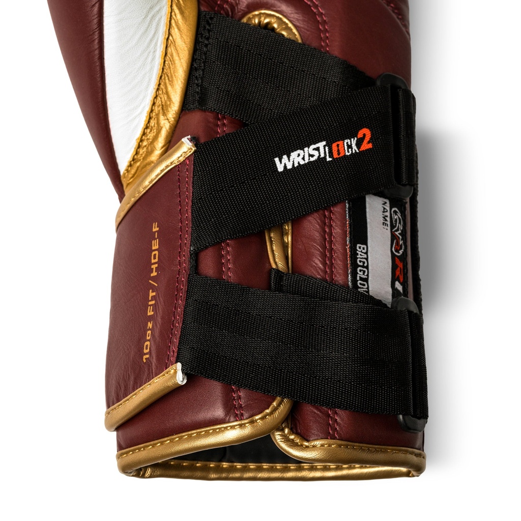 Rival Sandsackhandschuhe RFX-Guerrero-V HDE-F, Burgund-Gold 4