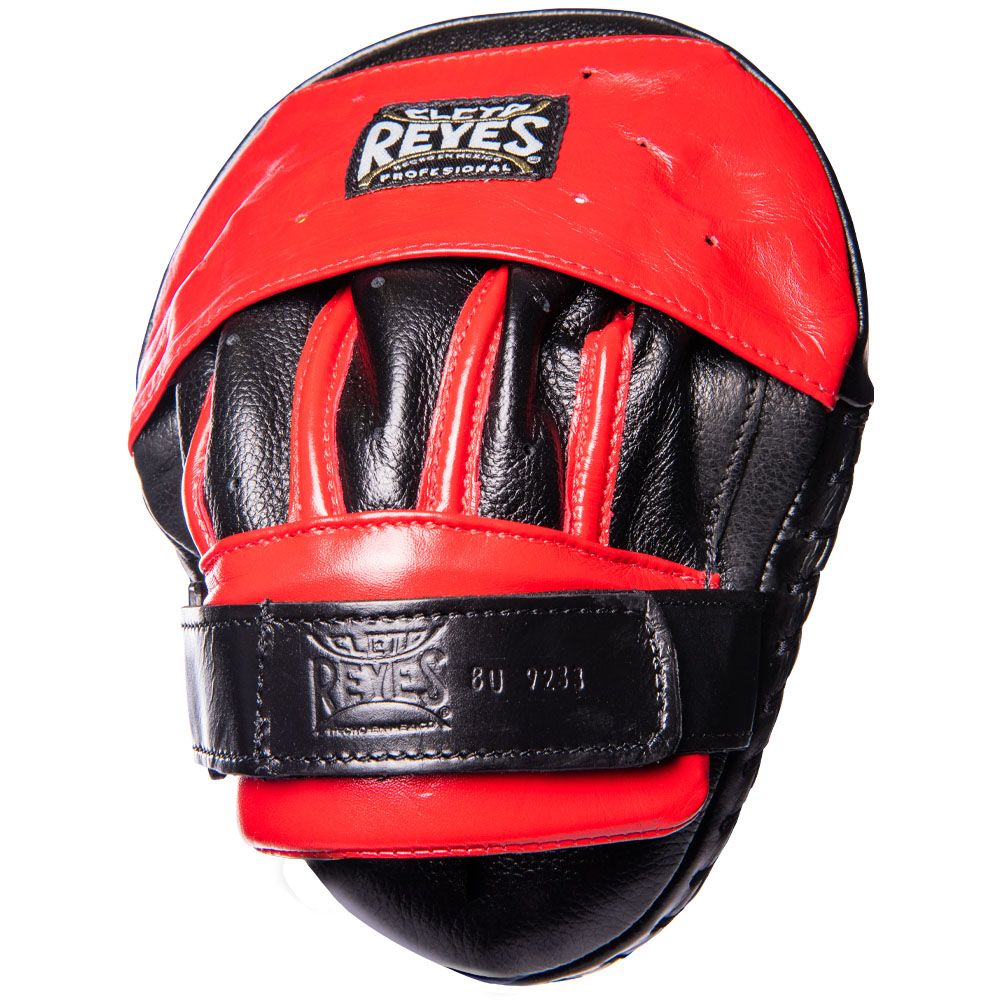 Cleto Reyes Boxpratzen mit Klettverschluss, Schwarz-Rot 2