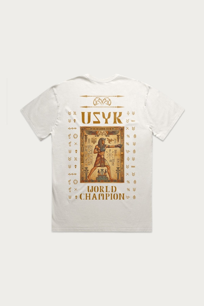 Rival T-Shirt Fighter X Usyk World Chamipon, Weiß 3