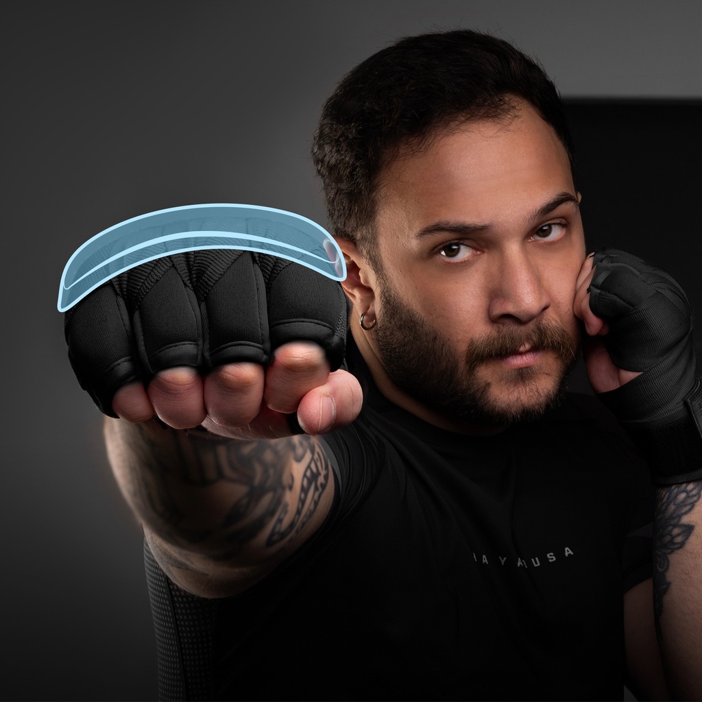 Hayabusa Knöchelschutz Fast Wraps, Schwarz 2