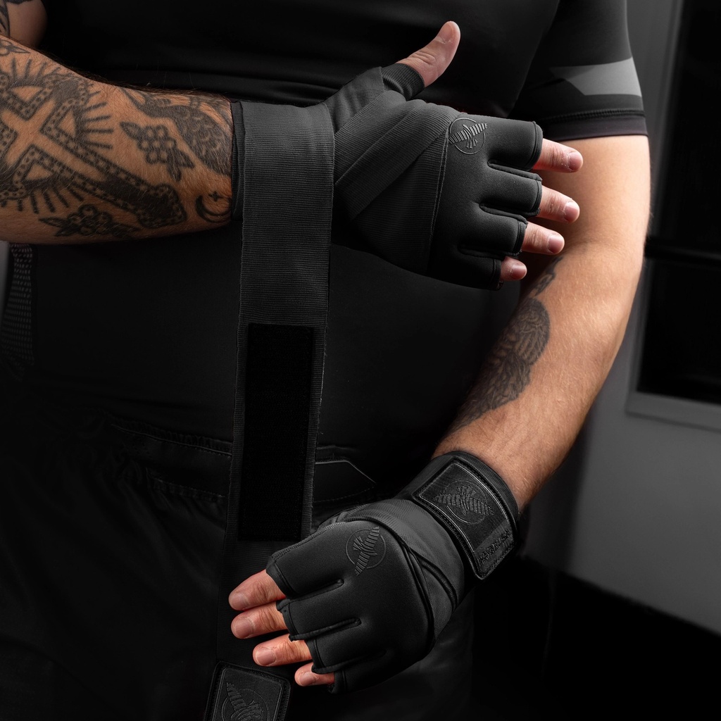 Hayabusa Knöchelschutz Fast Wraps, Schwarz 4