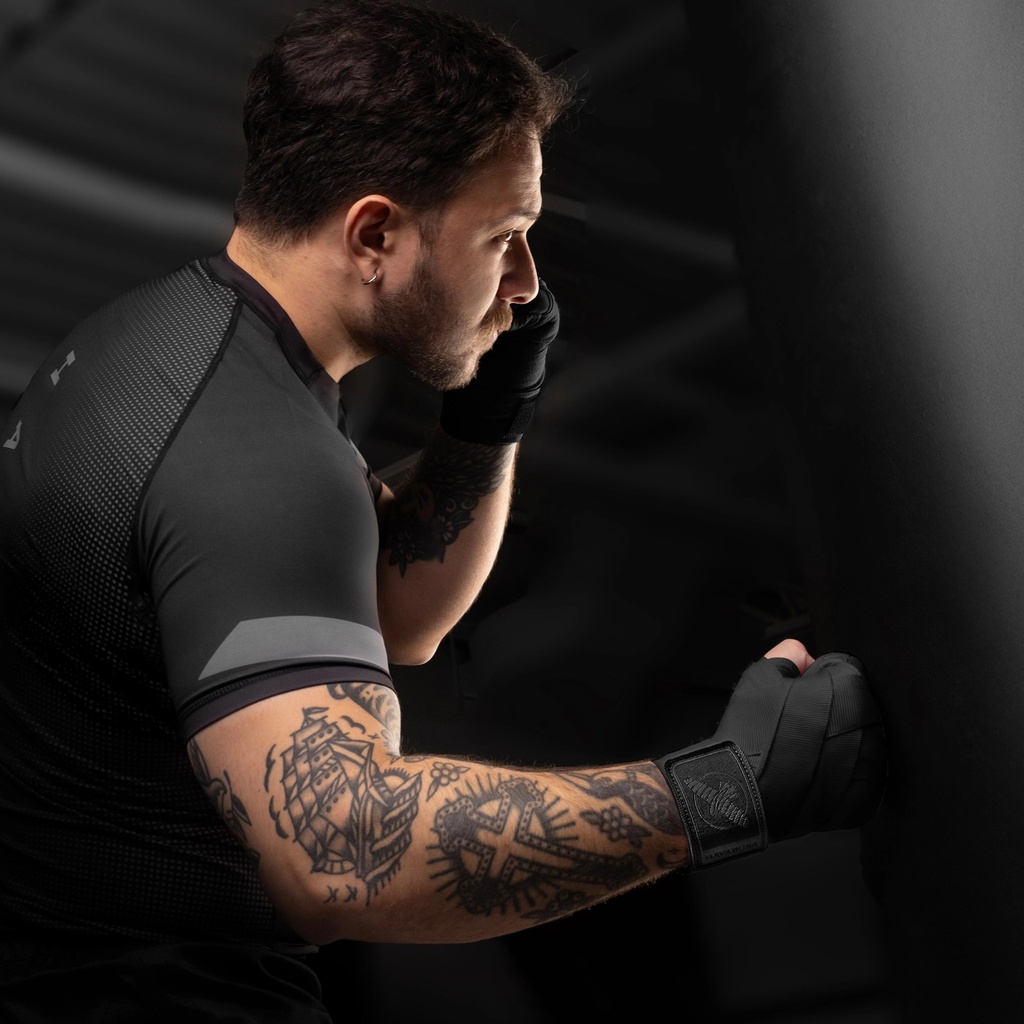 Hayabusa Knöchelschutz Fast Wraps, Schwarz 7