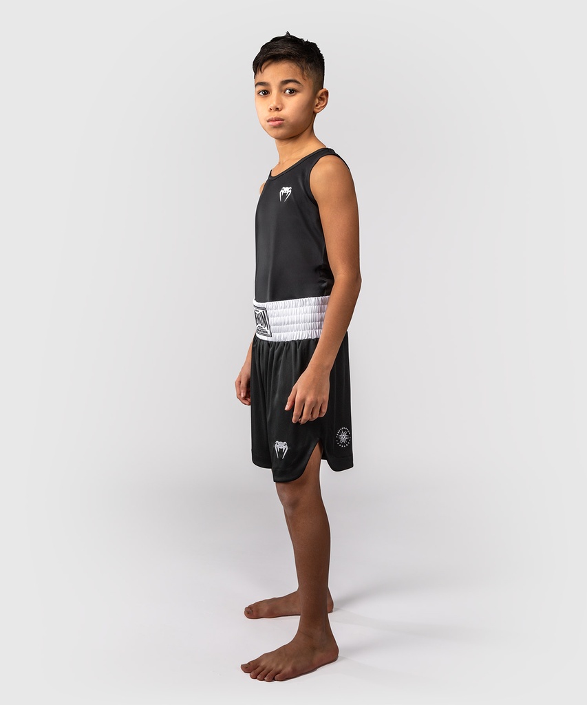 Venum Boxhose Classic Kids, Schwarz-Weiss 5