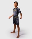 Venum Fight Shorts Wolf Atak Kids, Schwarz-Grau 7