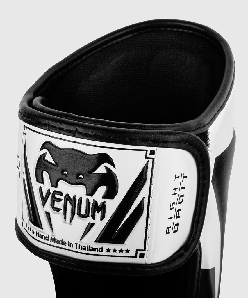 Venum Schienbeinschoner Elite, Weiß-Schwarz 3