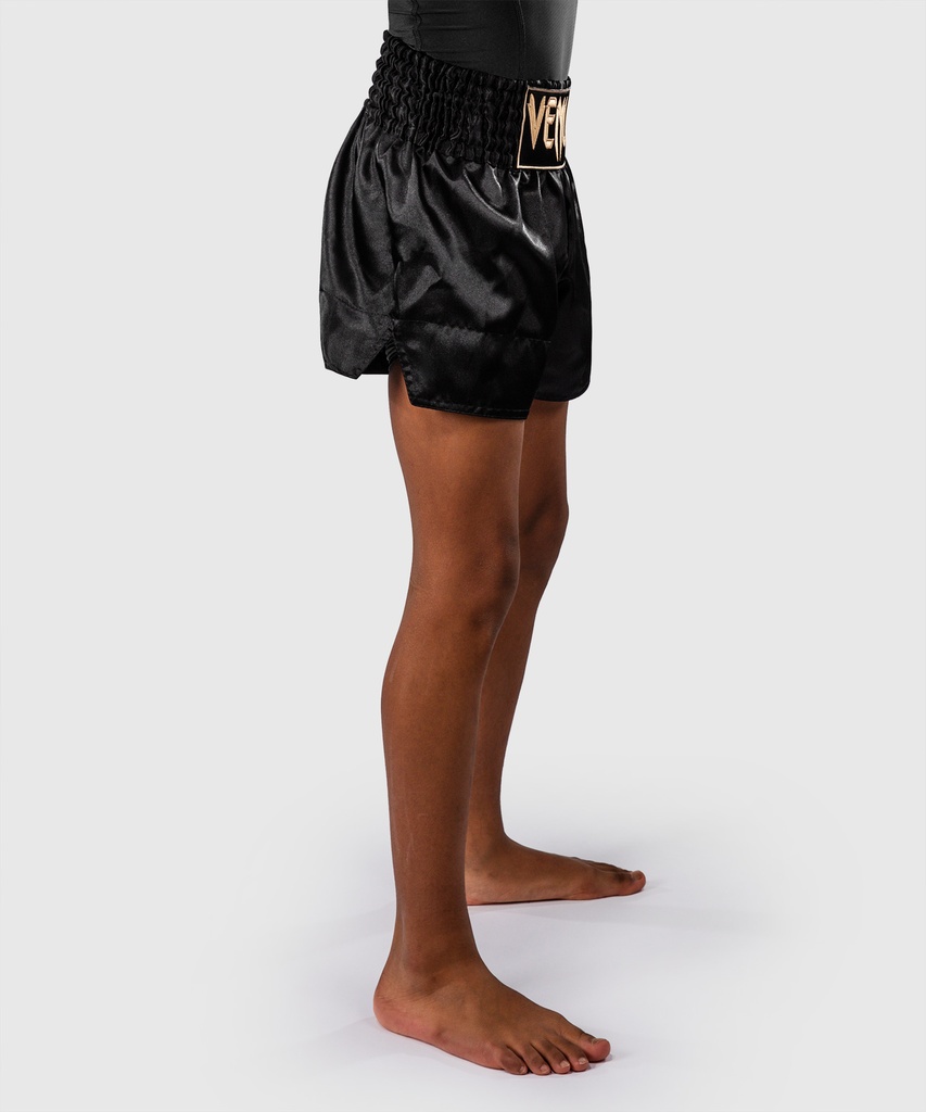 Venum Muay Thai Shorts Classic Kids, Schwarz-Gold 3
