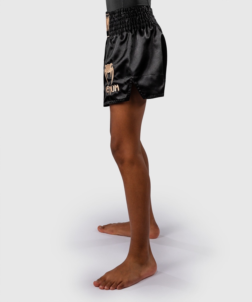 Venum Muay Thai Shorts Classic Kids, Schwarz-Gold 4