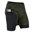 RDX Fight Shorts T16 2-in-1, Grün 5