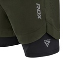 RDX Fight Shorts T16 2-in-1, Grün