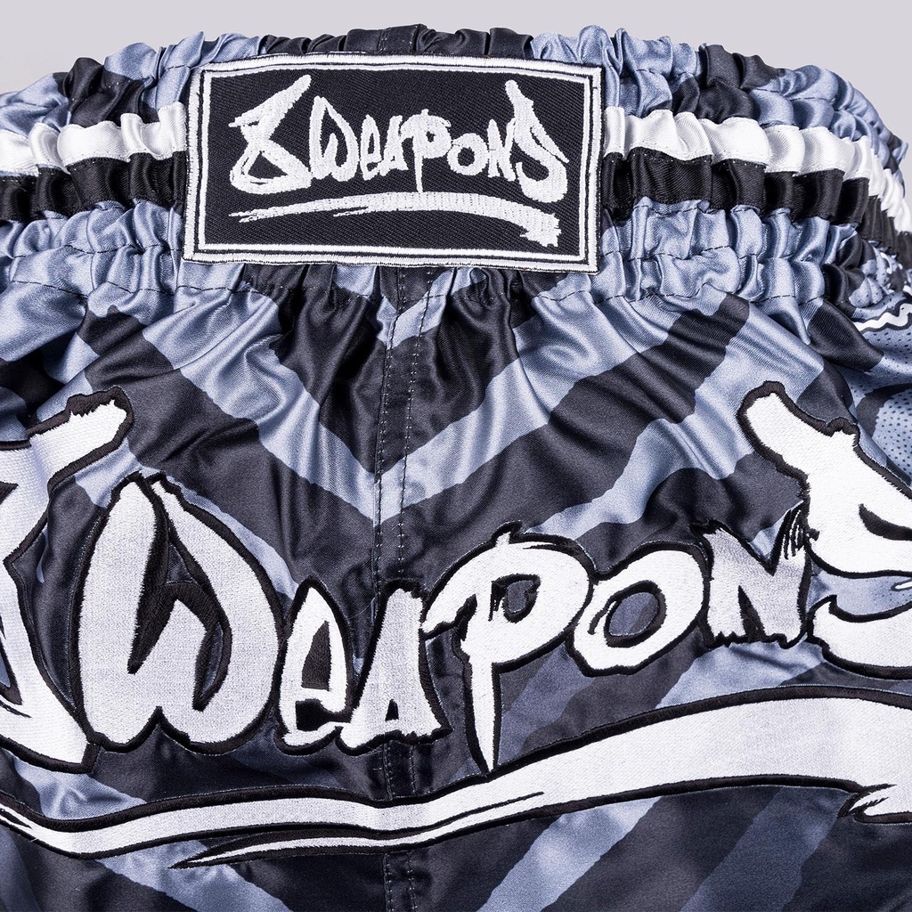 8Weapons Muay Thai Shorts 8 Ways Yant, Schwarz 3