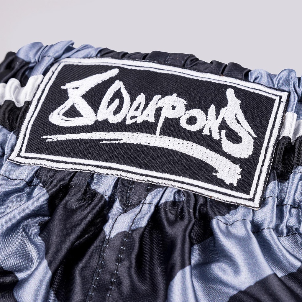 8Weapons Muay Thai Shorts 8 Ways Yant, Schwarz 3