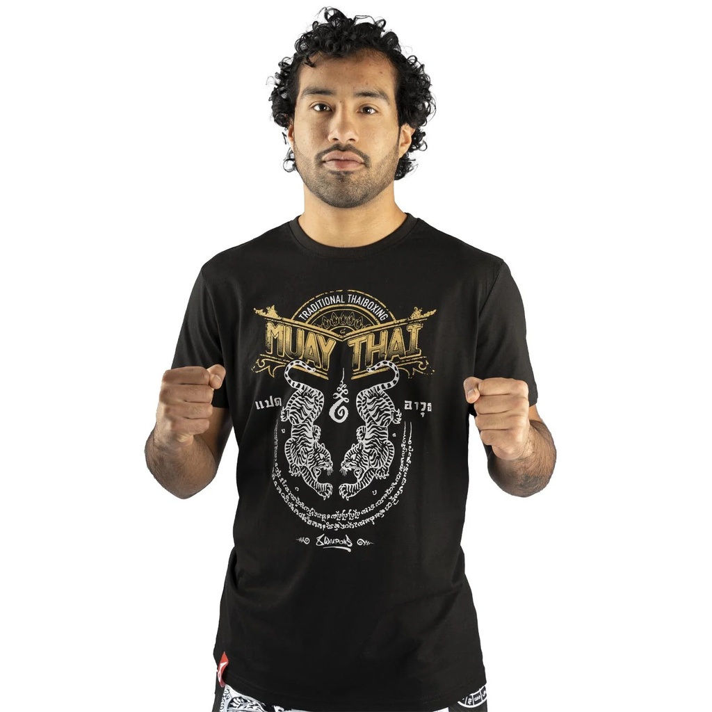 8Weapons T-Shirt Sak Yant Tigers, Schwarz 6