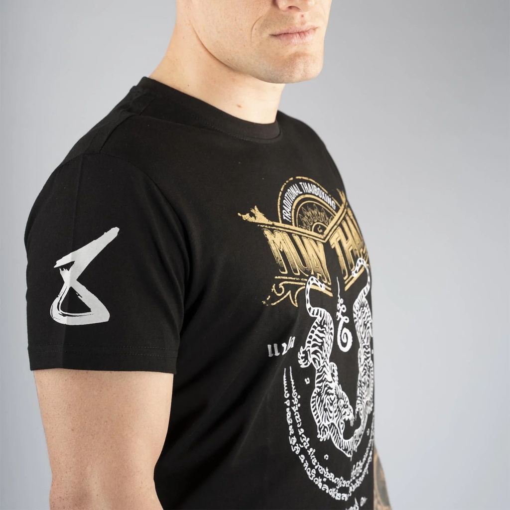 8Weapons T-Shirt Sak Yant Tigers, Schwarz 7