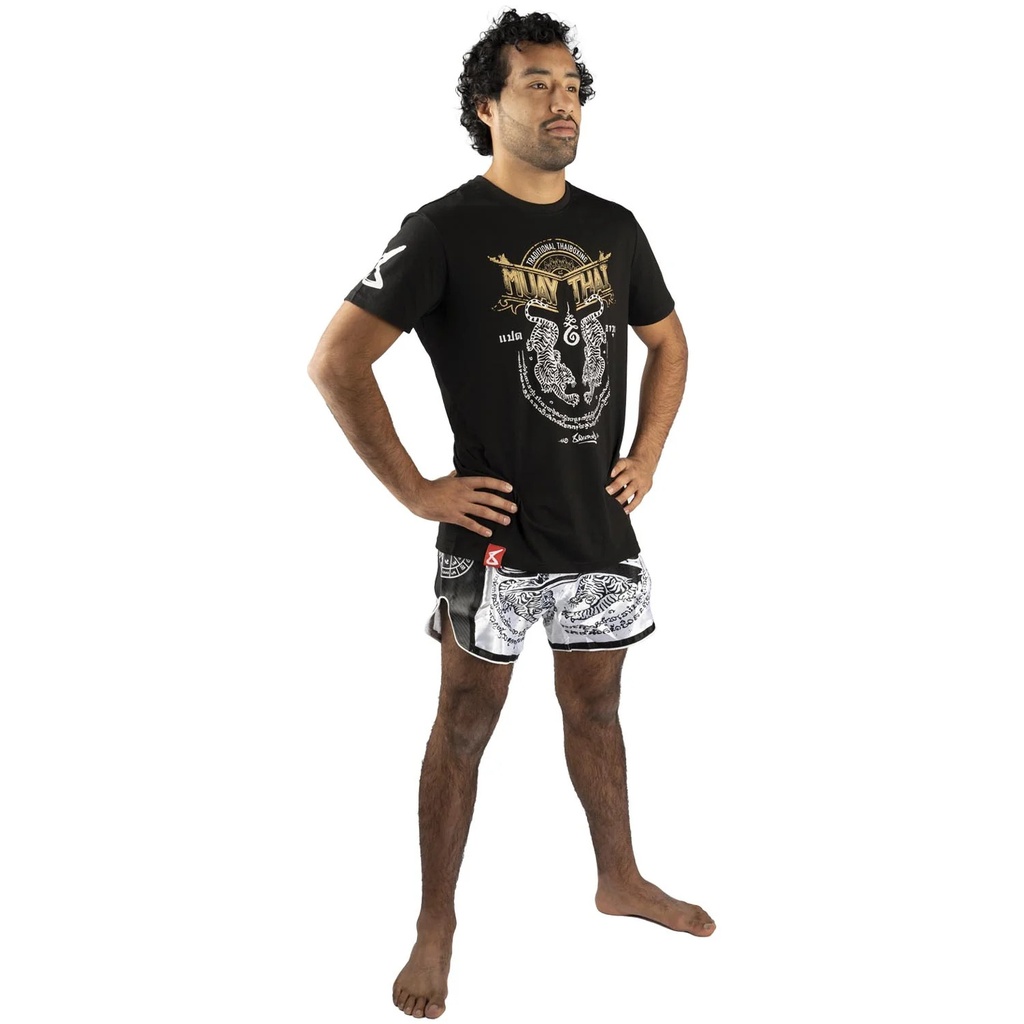 8Weapons T-Shirt Sak Yant Tigers, Schwarz 8