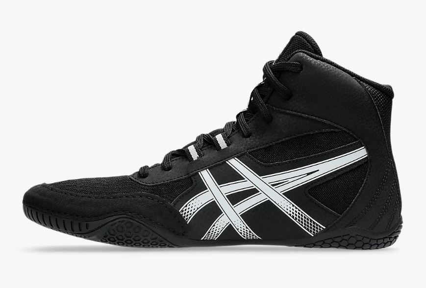 asics Ringerschuhe Matcontrol 4, Schwarz-Weiß 4