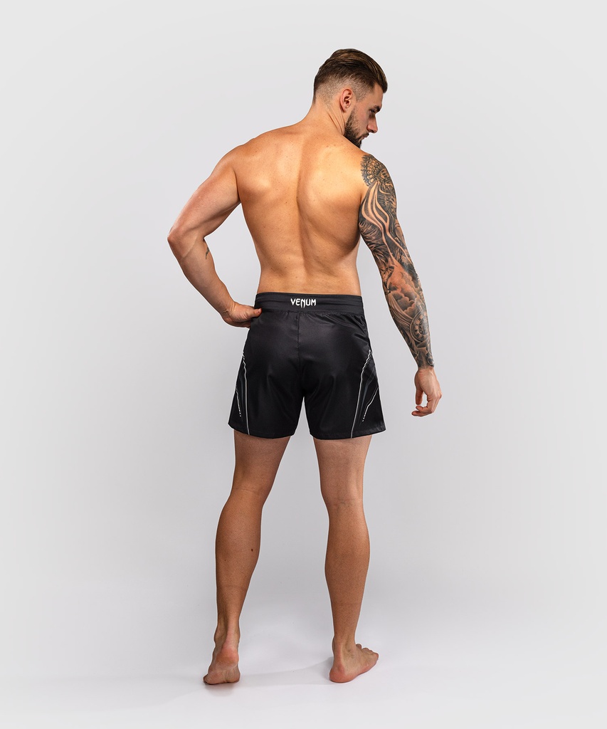 Venum Fight Shorts Streamline, Schwarz-Weiss 5
