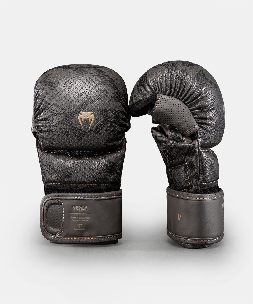 Venum MMA Sparring Handschuhe Impact Evo Scales, Dunkelgrau 2
