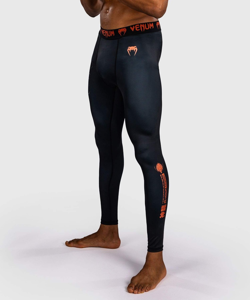 Venum Compression Pants Thunder Dragon, Schwarz-Kupfer 3