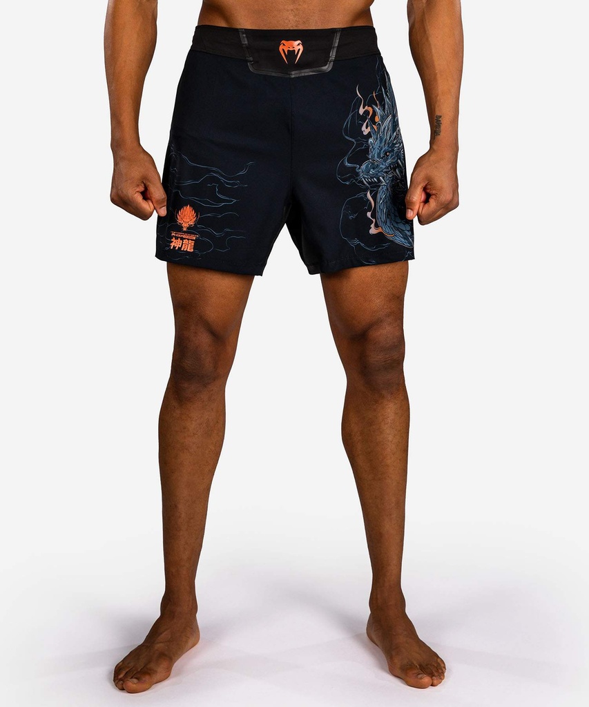 Venum Fight Shorts Thunder Dragon, Schwarz-Kupfer 2