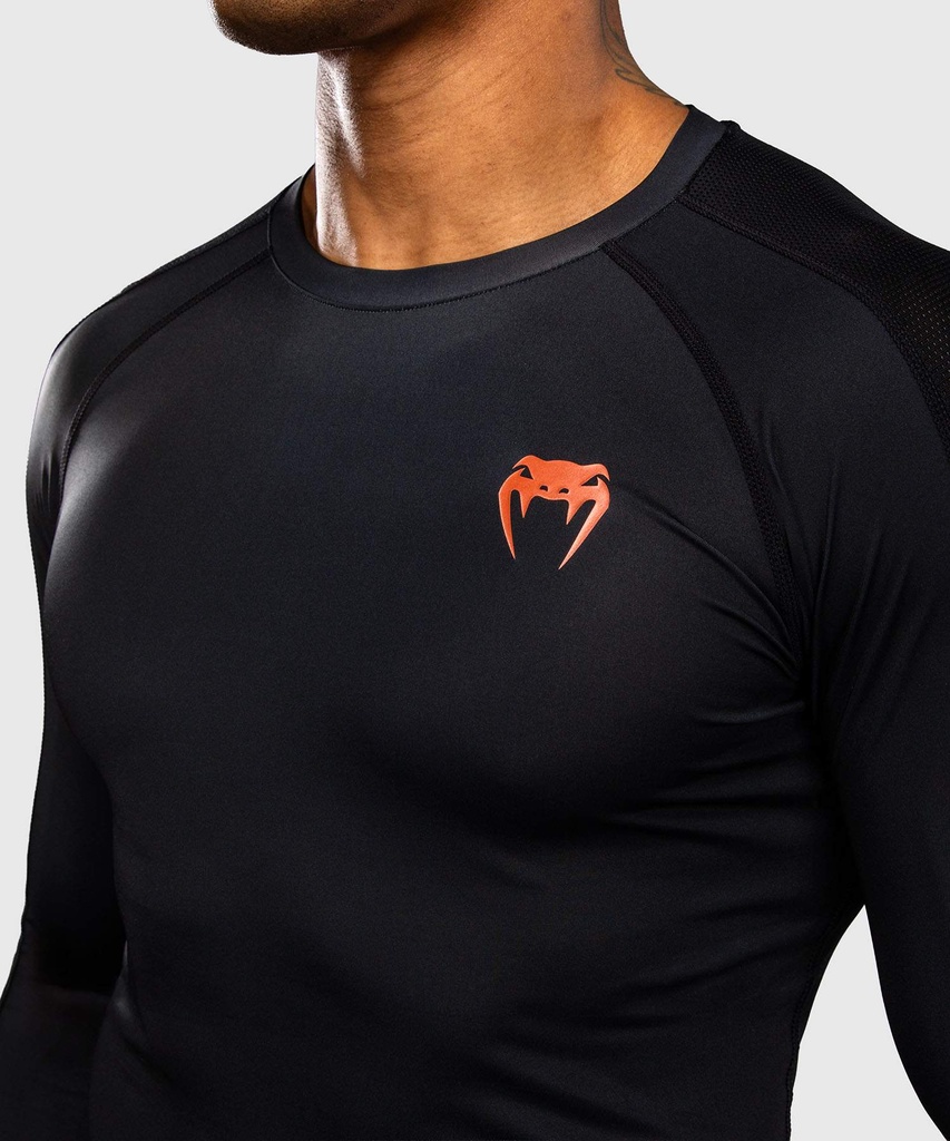 Venum Rash Guard Thunder Dragon, Schwarz-Kupfer 6