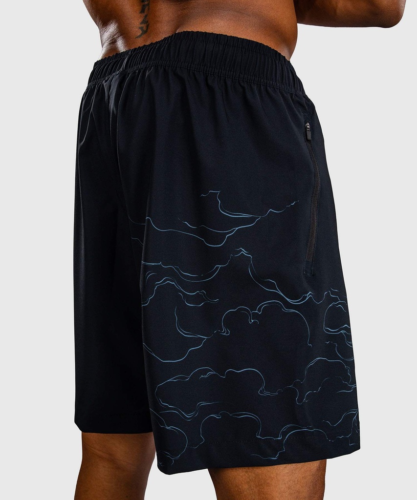 Venum Training Shorts Thunder Dragon, Schwarz-Kupfer 7