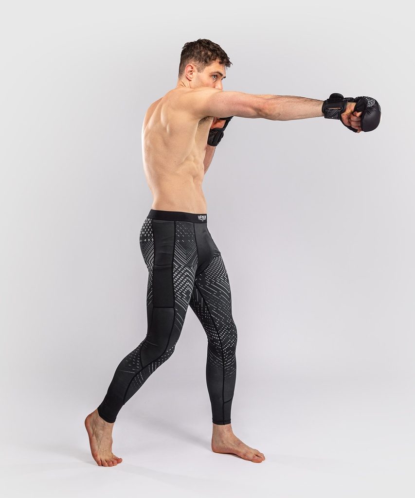 Venum Compression Pants Midnight Fury, Schwarz-Silber 5