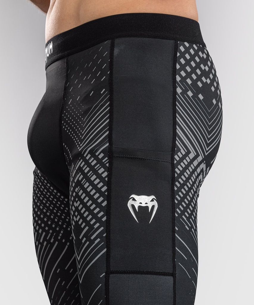 Venum Compression Pants Midnight Fury, Schwarz-Silber 6