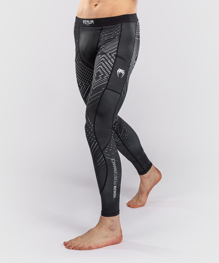 Venum Compression Pants Midnight Fury, Schwarz-Silber 7