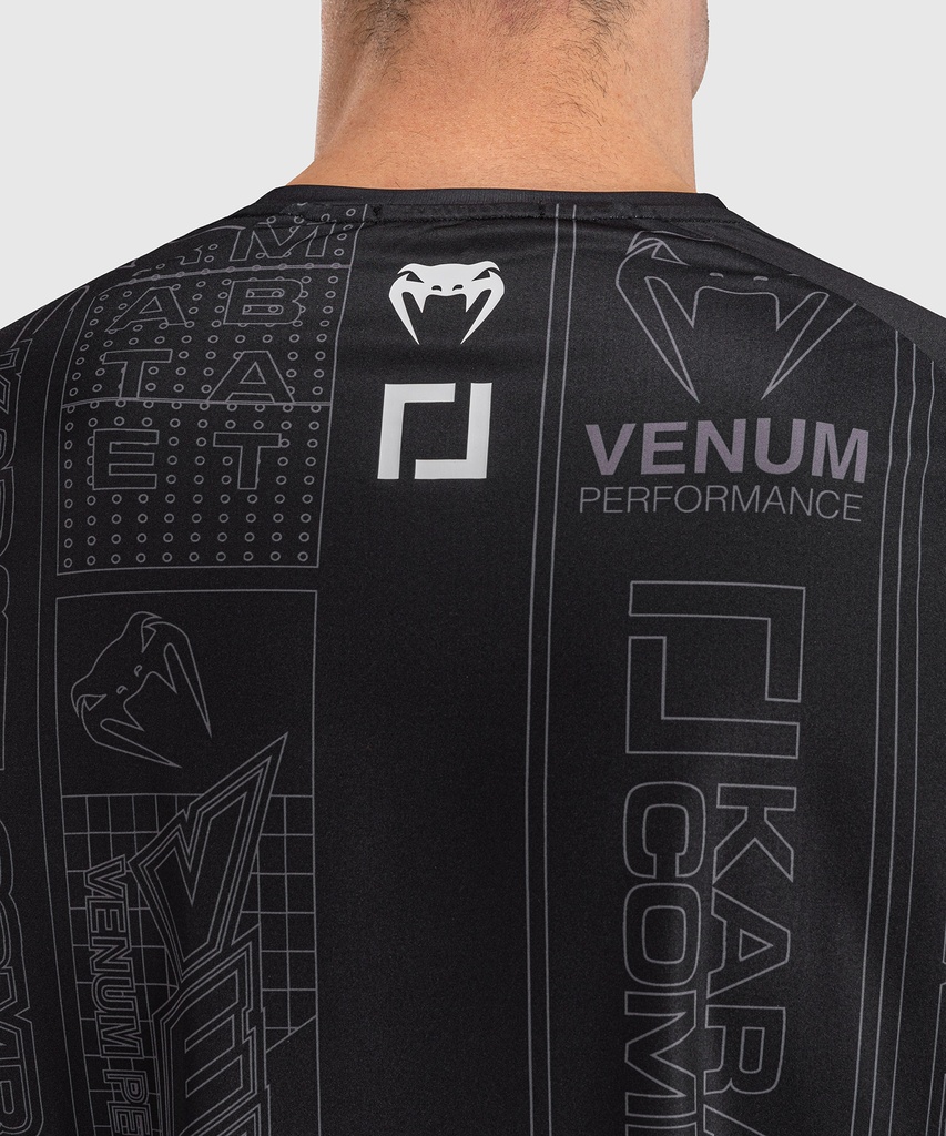 Venum Dry-Tech T-Shirt  Combat, Schwarz-Grau 5