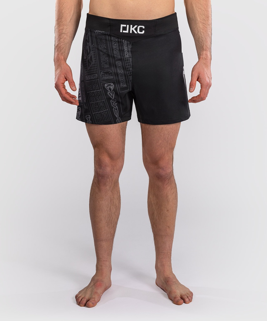 Venum Fight Shorts Combat, Schwarz-Grau 2