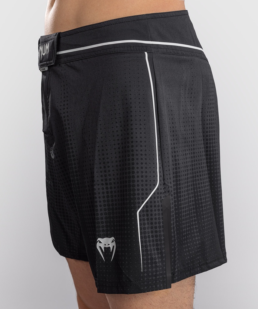 Venum Fight Shorts Stealth, Schwarz-Weiss 5