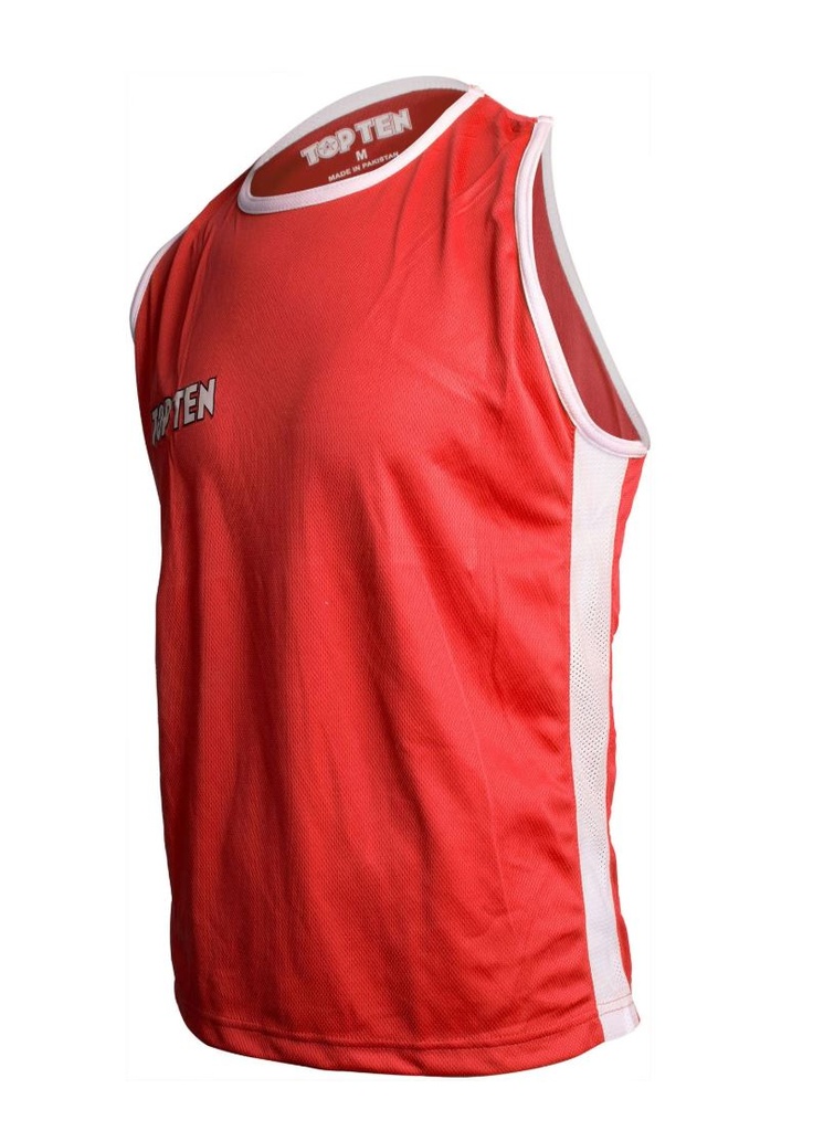 Top Ten Boxing Tank Top WB Competition, Rot 3