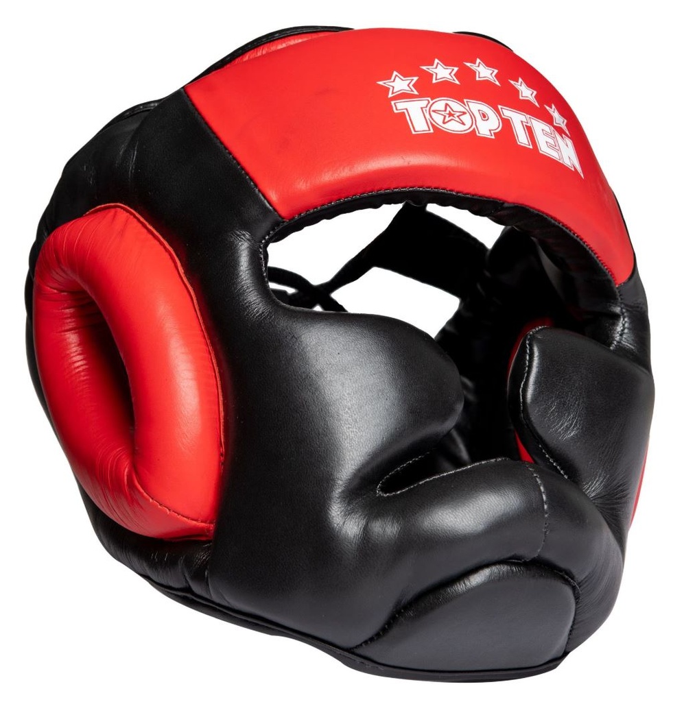 Top Ten Kopfschutz Sparring, Rot 2