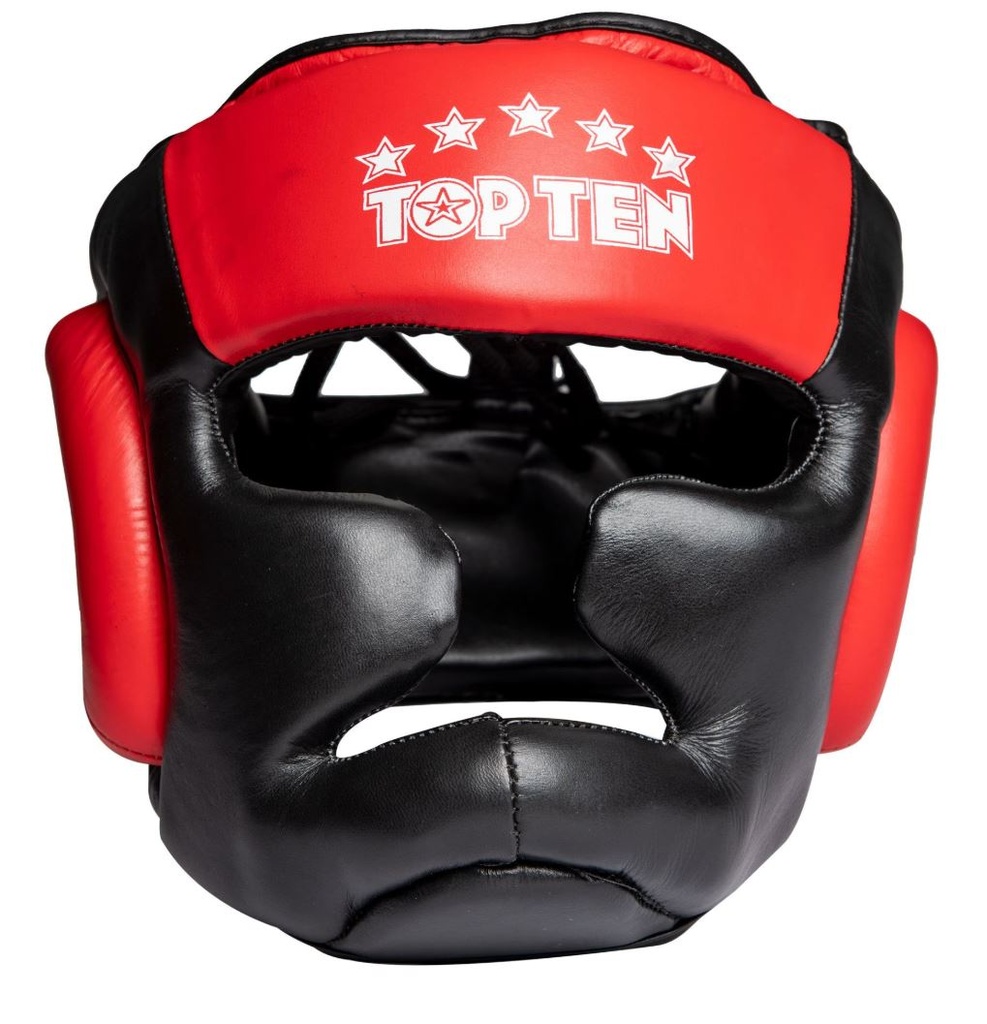 Top Ten Kopfschutz Sparring, Rot 3