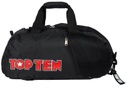 Top Ten Sporttasche/Rucksack S, Schwarz-Rot 2