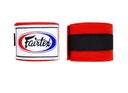 Fairtex Boxbandagen 4,5m Halbelastisch, Rot 4