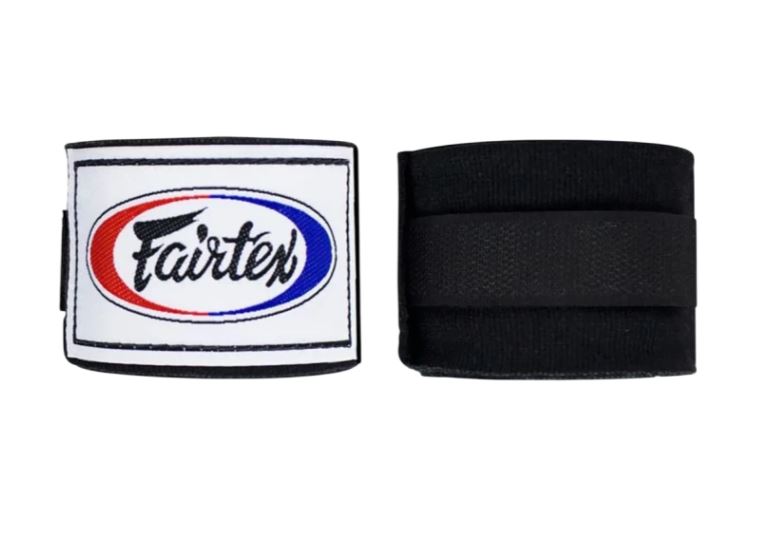 Fairtex Boxbandagen 4,5m Halbelastisch, Schwarz 5
