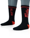 Fairtex Socken, Schwarz-Rot 2