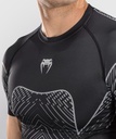 Venum Rash Guard Midnight Fury, Schwarz-Silber 5