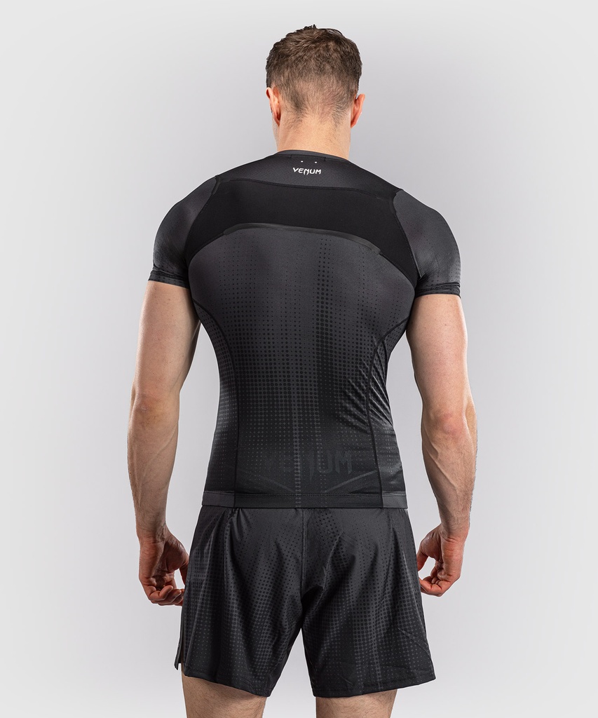 Venum Rash Guard Stealth, Schwarz-Weiss 4