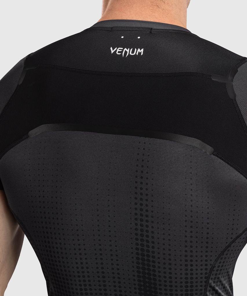 Venum Rash Guard Stealth, Schwarz-Weiss 6