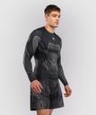 Venum Rash Guard Midnight Fury, Schwarz-Silber 2