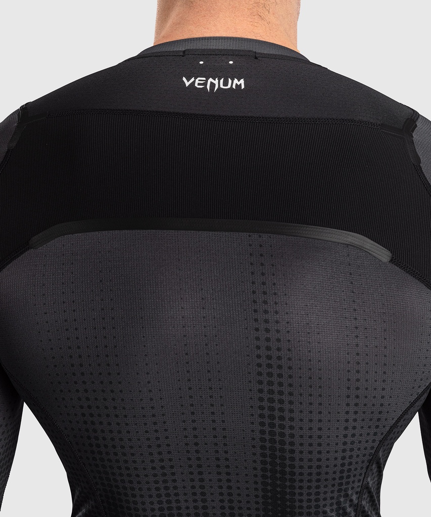 Venum Rash Guard Stealth, Schwarz-Weiss 5