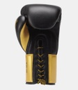Sting Boxhandschuhe Pro Fight Evolution mit Schnürung, Schwarz-Gold