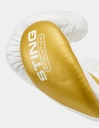 Sting Boxhandschuhe Pro Fight Evolution mit Schnürung, Weiß