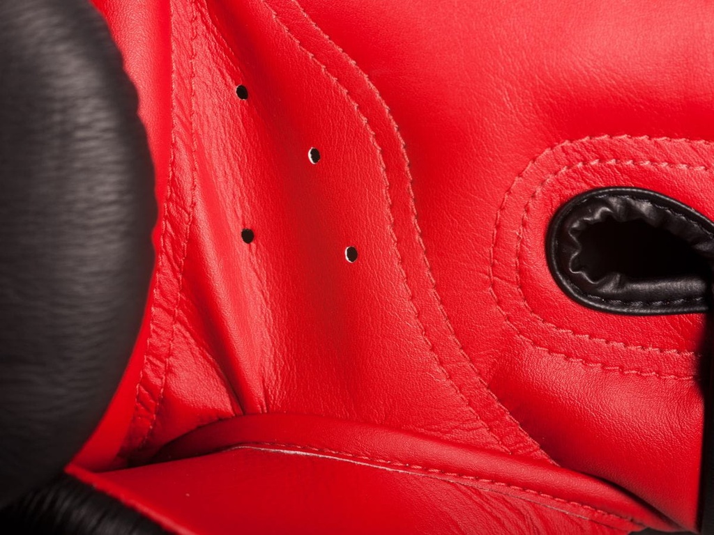 Top King Boxhandschuhe Super Air, Schwarz-Rot