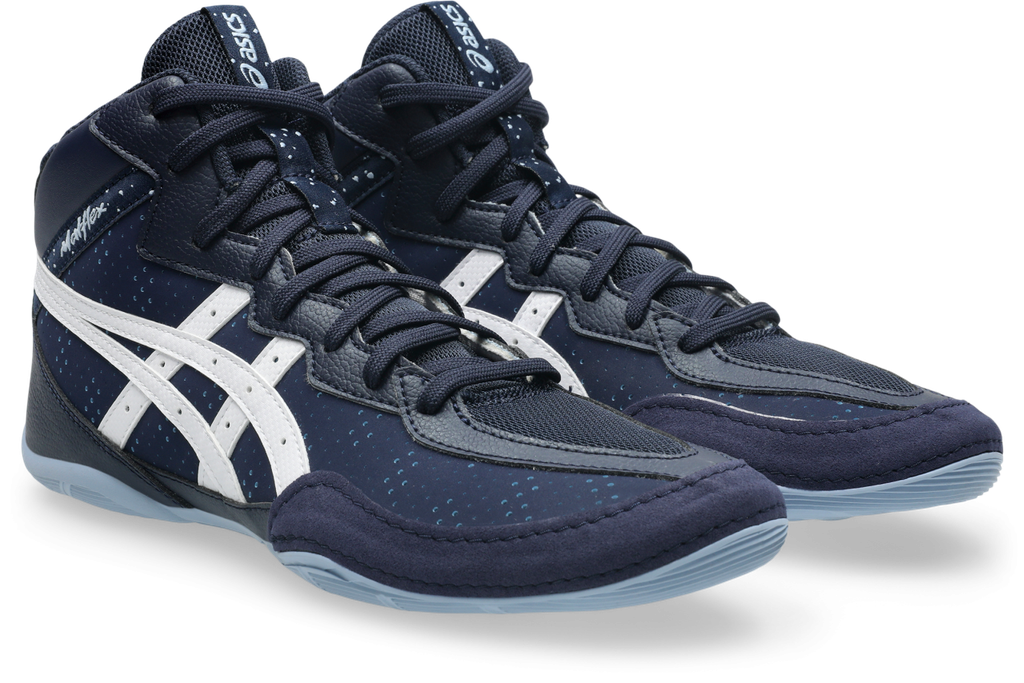 asics Ringerschuhe Matflex 8, Blau-Weiß 3