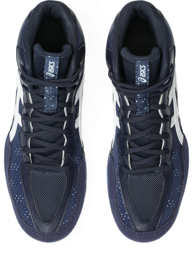 asics Ringerschuhe Matflex 8, Blau-Weiß 5